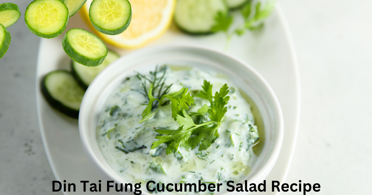 In the recipe world, if you've ever dined at Din Tai Fung, you've tasted their delicious cucumber salad