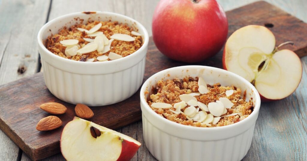 recipe for apple crumble dessert